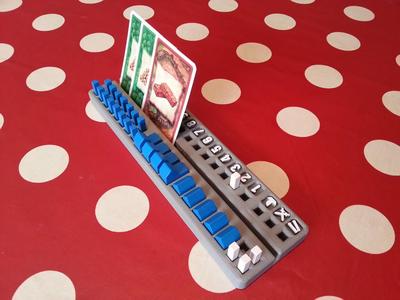 Settlers of Catan Piece-Card-Score Holder