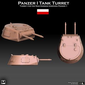 Panzer 1 Tank Turret