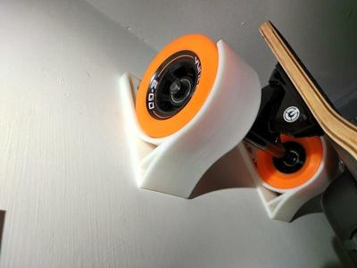 Longboard Skateboard Wall Mount