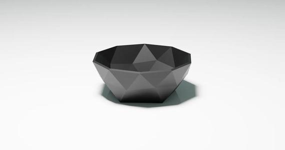 Modern Low Poly Bowl