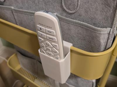 Remote holder for Ikea RÅSKOG cart