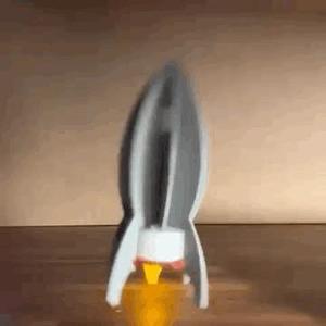 Rocket mini lamp