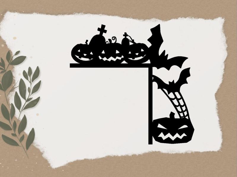 Halloween Door Corner Decoration