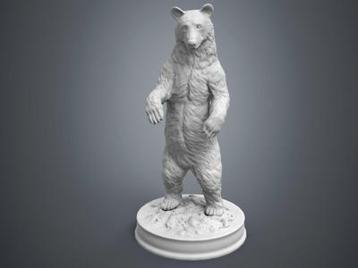 Black Bear Sculpture