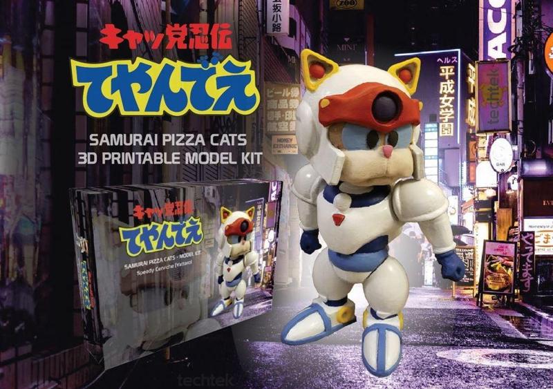 SAMURAI PIZZA CATS - MODEL KIT 