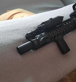 Sound amplifier for M4,M16 and aeg
