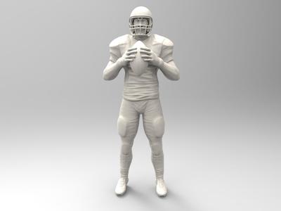 American footballer Pose