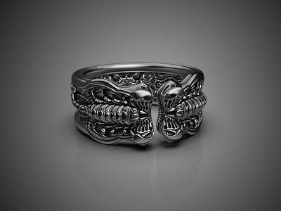 Scorpion Ring 3D printing STL 3D print model US Sizes