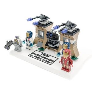 Display Stand for LEGO Marvel Super Heroes 76288 Iron Man & Iron Legion vs. Hydra Soldier