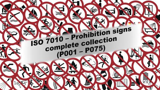 ISO 7010 – Prohibition Signs