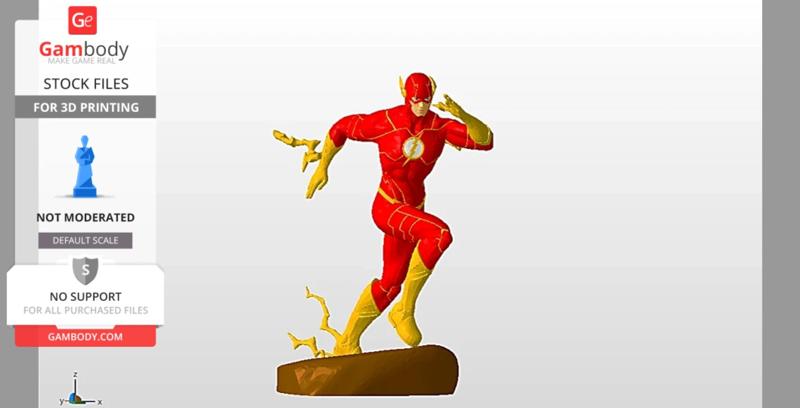 The Flash Statue