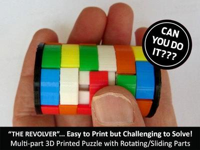 The “Revolver”… easy to print but challenging to solve!