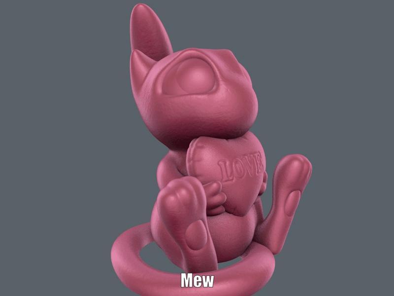 Mew (Easy print no support)
