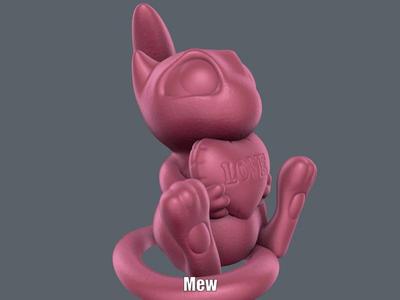 Mew (Easy print no support)