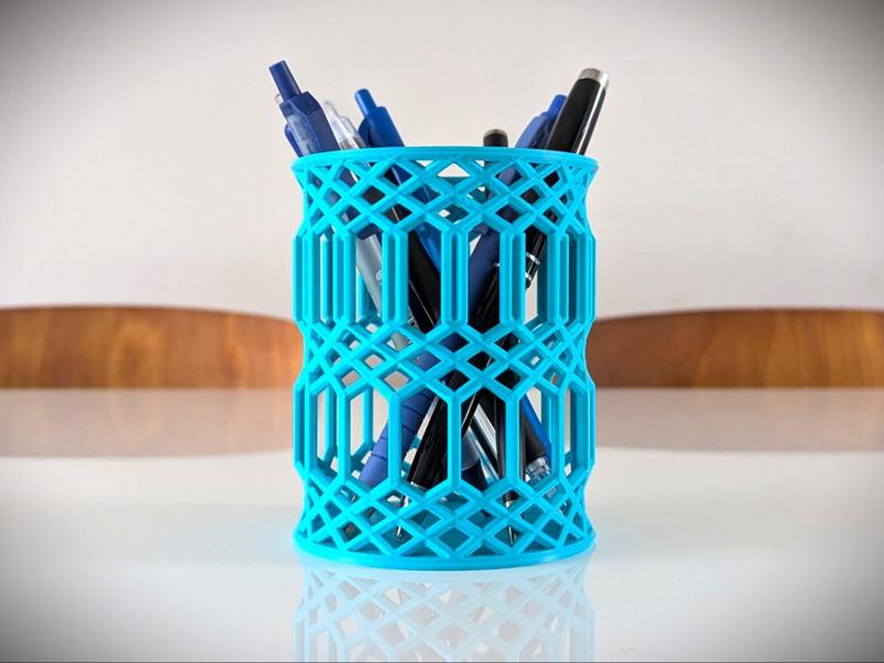 Geometric Pencil Holder