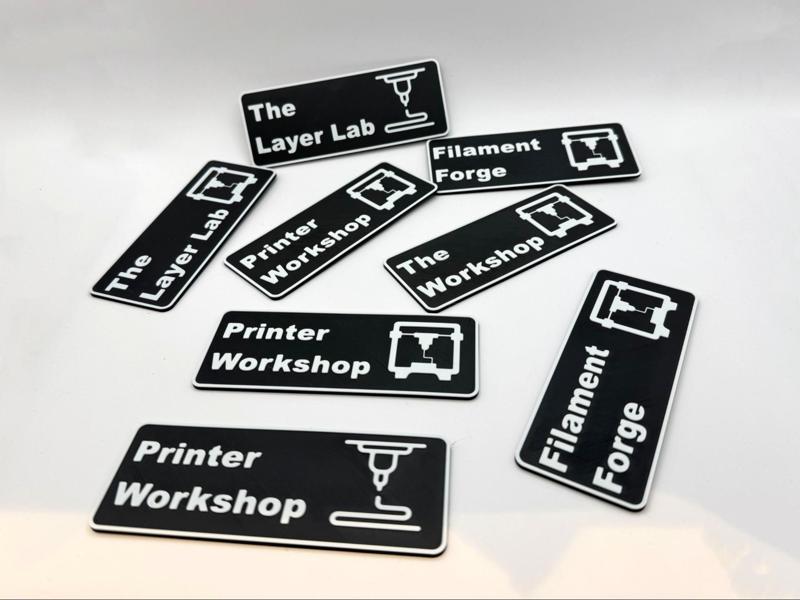 Makerspace/Workshop Signs
