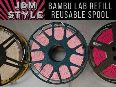 Bambu lab reusable refill spool JDM BBS Inspired