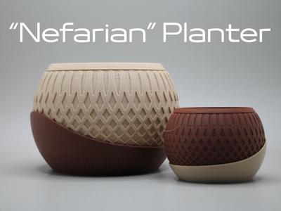 “Nefarian” Planter – Bold, Modern, Eye-Catching