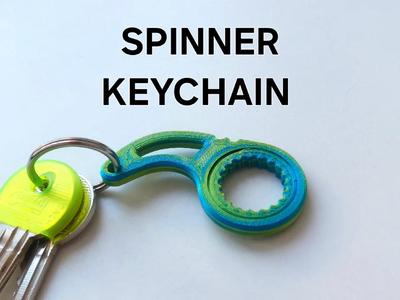 Fidget Spinner Keychain – Print in Place