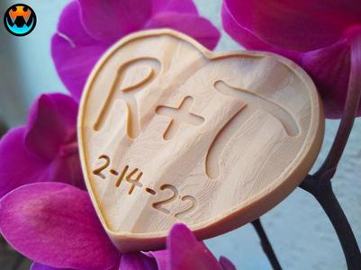 Valentines Wood Hearts
