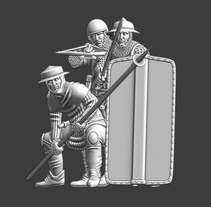 Medieval Teutonic Shield Wall