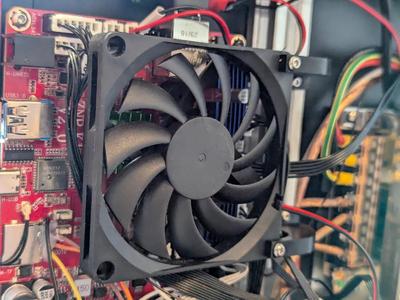 Neptune 4 plus motherboard fan mount   