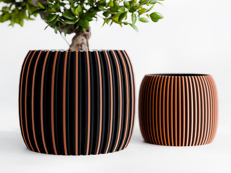 Indoor Planter Pot Multi Material - No AMS/Glue 