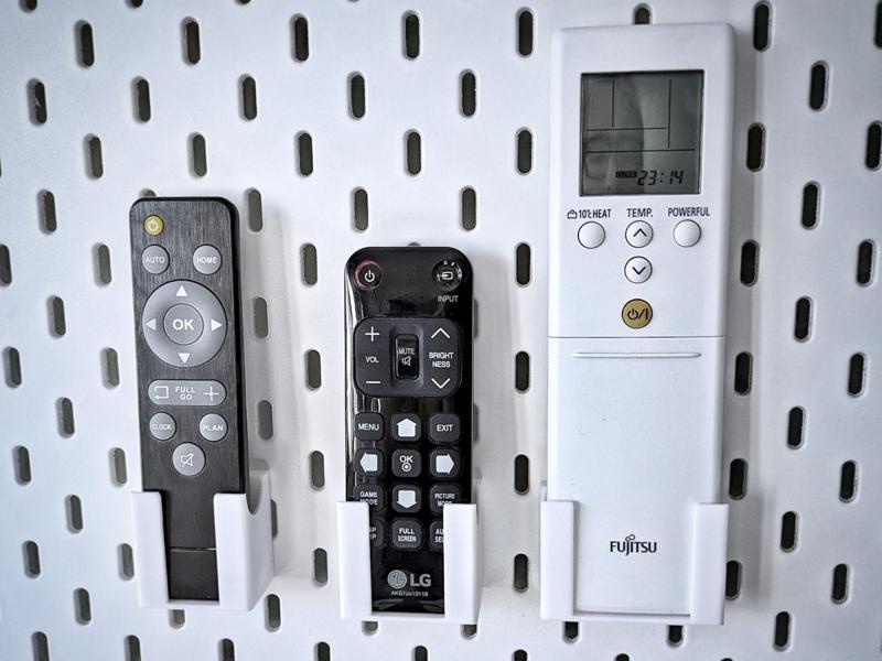 Remote Control Holders Set for Skadis – 3 sizes