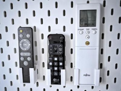 Remote Control Holders Set for Skadis – 3 sizes