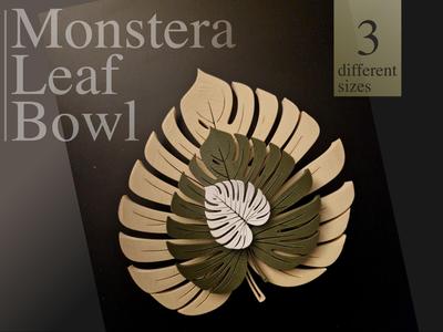 Monstera Leaf Bowl Tray – Dekorative Schale