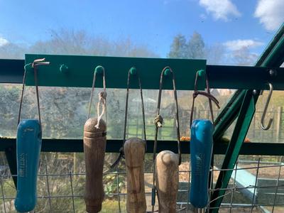 GREENHOUSE TOOL HANGER