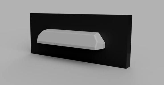Drawer Handle – 129mm hole distance – no supports