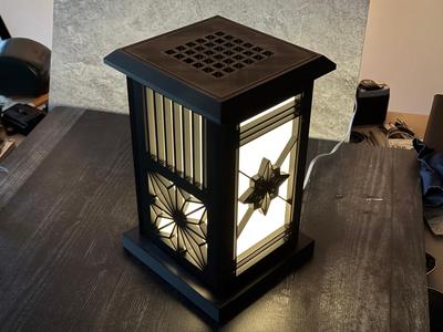Kumiko Style Japanese Lantern/Lamp