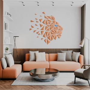 Geometric Lion wall art - A