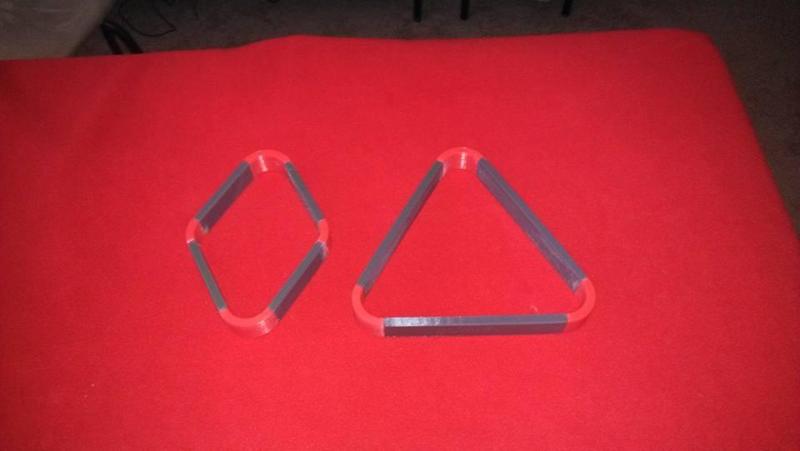 Pool Rack Pieces (8-ball and 9-ball)