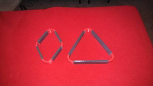 Pool Rack Pieces (8-ball and 9-ball)