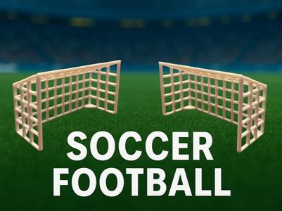 Mini Football / Soccer Goal – One-Piece