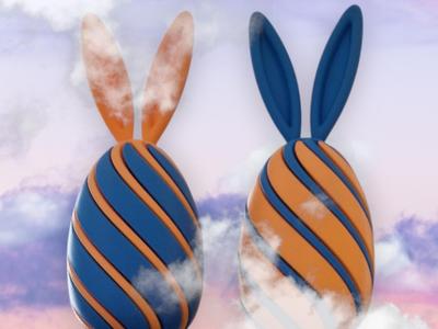 Easter Bunny Egg Helix Fidget