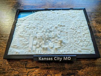 Kansas City Missouri 3D Miniature