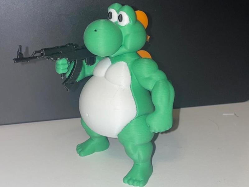 Fat Yoshi With an Ak