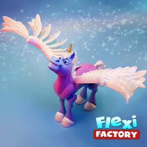 Public Release: Flexi Factory Pegasus, Unicorn, Horse and Alicorn