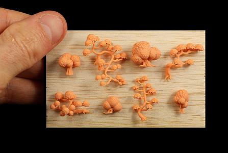 Base Bits 1 – Bushes – 8 pieces