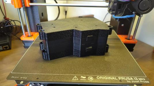 Corne 6col sandwich transport case   