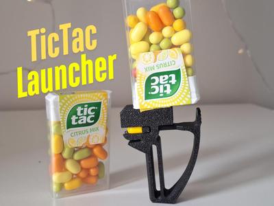 Tic Tac Launcher - with a Built-In Holder