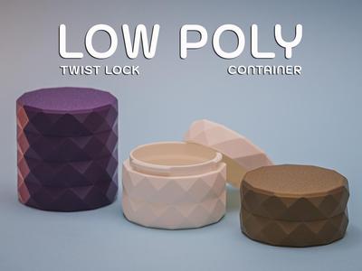Low Poly Containers
