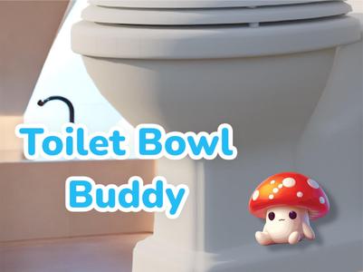 Bathroom Buddy Mushroom Toilet Bolt Cover Cap