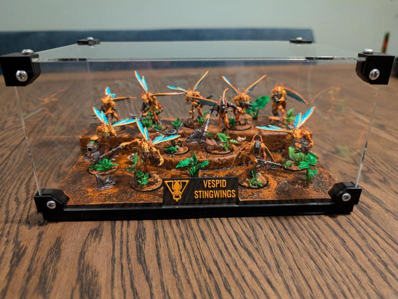 Kill Team Display Stand for Vespid Stingwings
