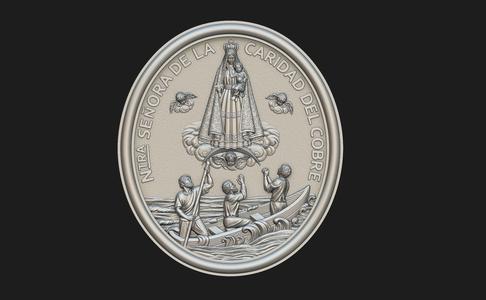 Virgen de la Caridad del Cobre Medallion