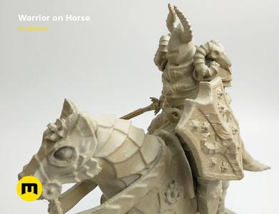 Warrior on horse – kit for 3D printing
