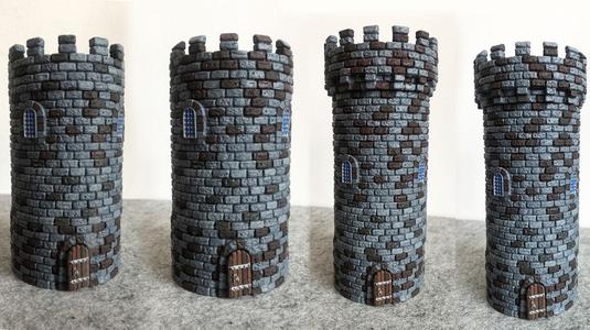 Castle builder – Large round towers